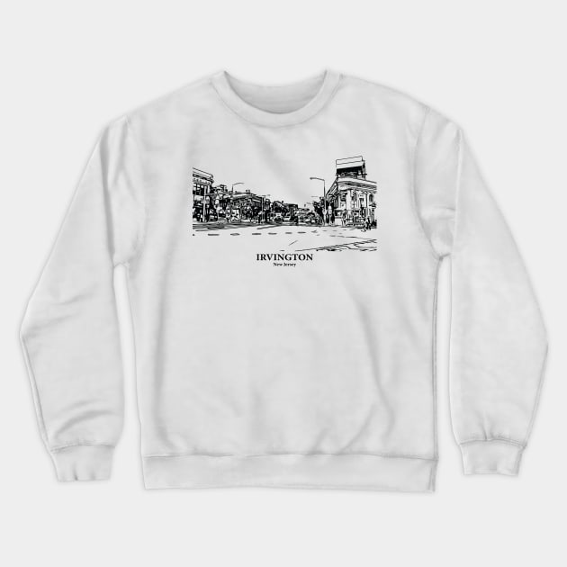 Irvington - New Jersey Crewneck Sweatshirt by Lakeric